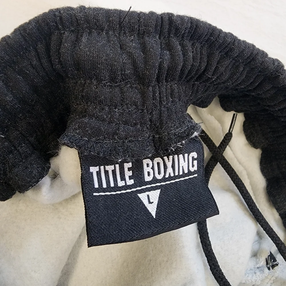 NWT Title Boxing Men's Gray Black Sweatpants Jogger, sz Large - Picture 4 of 13